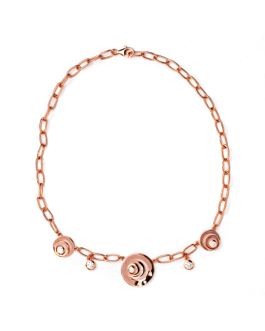 NECKLACE FOLLI FOLLIE WOMAN 3N9S059RC (23CM )