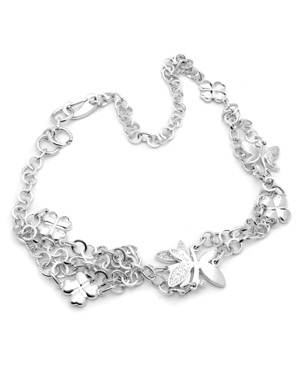 NECKLACE FOLLI FOLLIE WOMAN 3N8F164C (40CM )