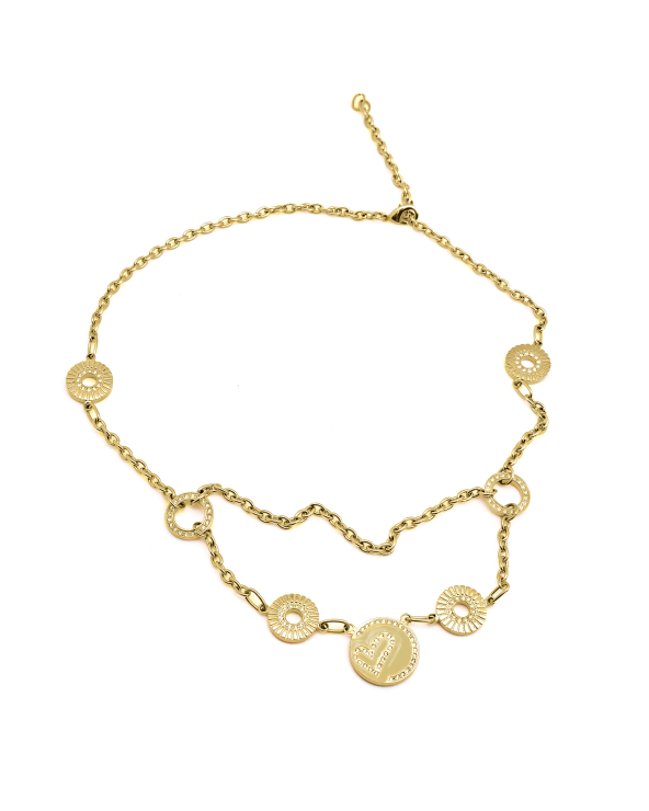 NECKLACE FOLLI FOLLIE WOMAN 3N8T177YC (60CM )