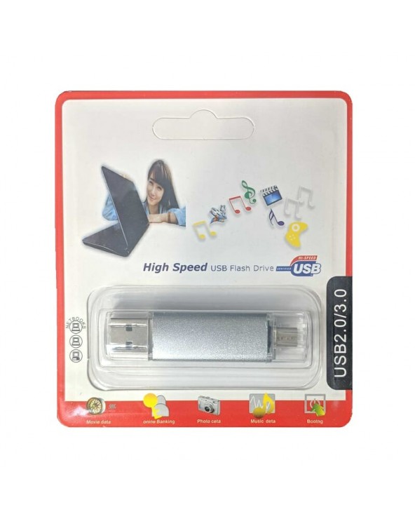 Αφαιρούμενος δίσκος - USB 2.0-Micro USB - 32GB - 905038USB