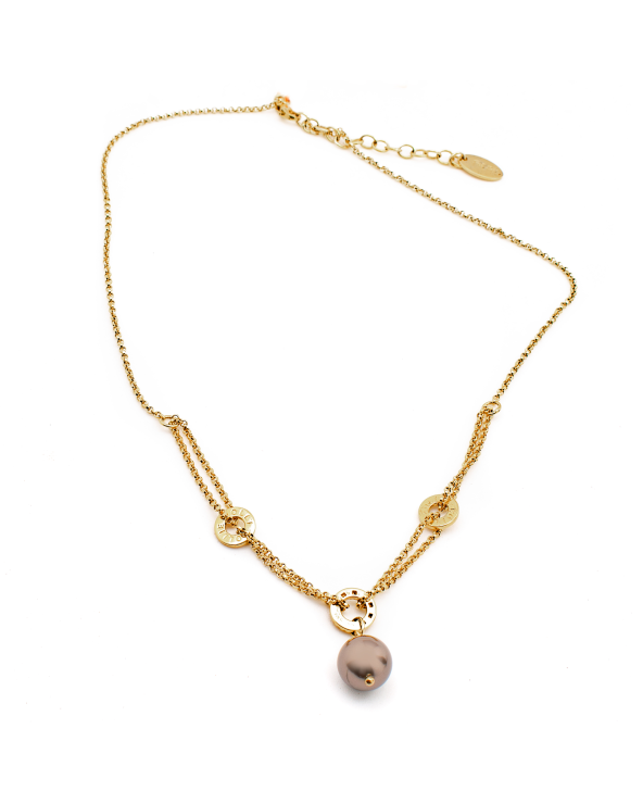 NECKLACE FOLLI FOLLIE WOMAN 3N7S063YB (30CM )