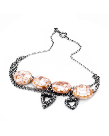 NECKLACE FOLLI FOLLIE WOMAN 4N0T050KP (18CM )