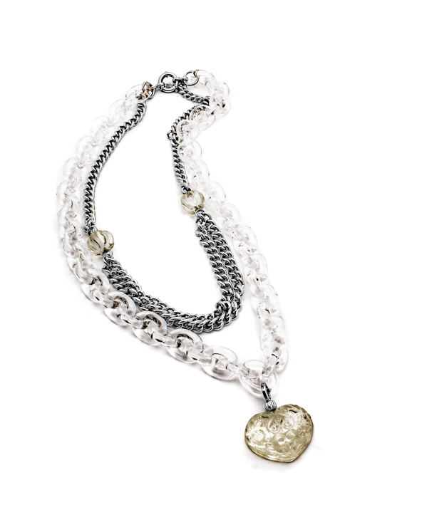 NECKLACE FOLLI FOLLIE WOMAN 4N0T096CM (40CM )