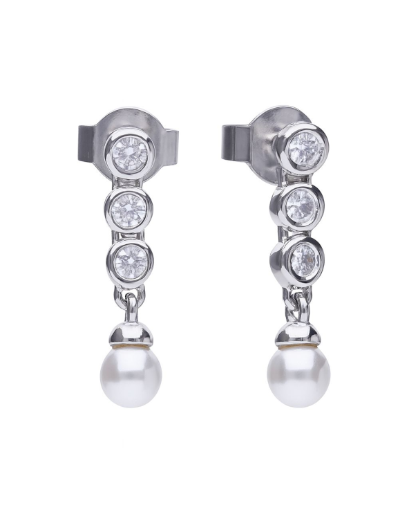 EARRINGS DIAMONFIRE WOMEN 6218571111 (3CM )