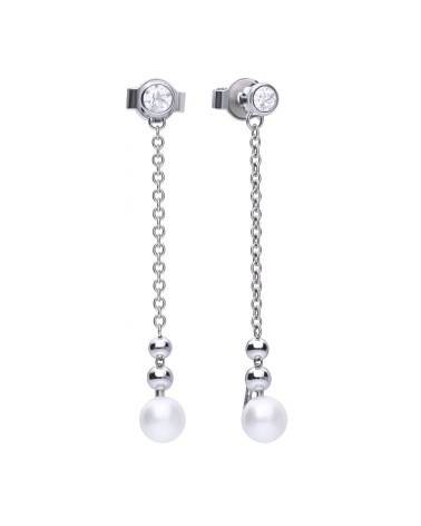 EARRINGS DIAMONFIRE WOMEN 6218711111 (3CM )