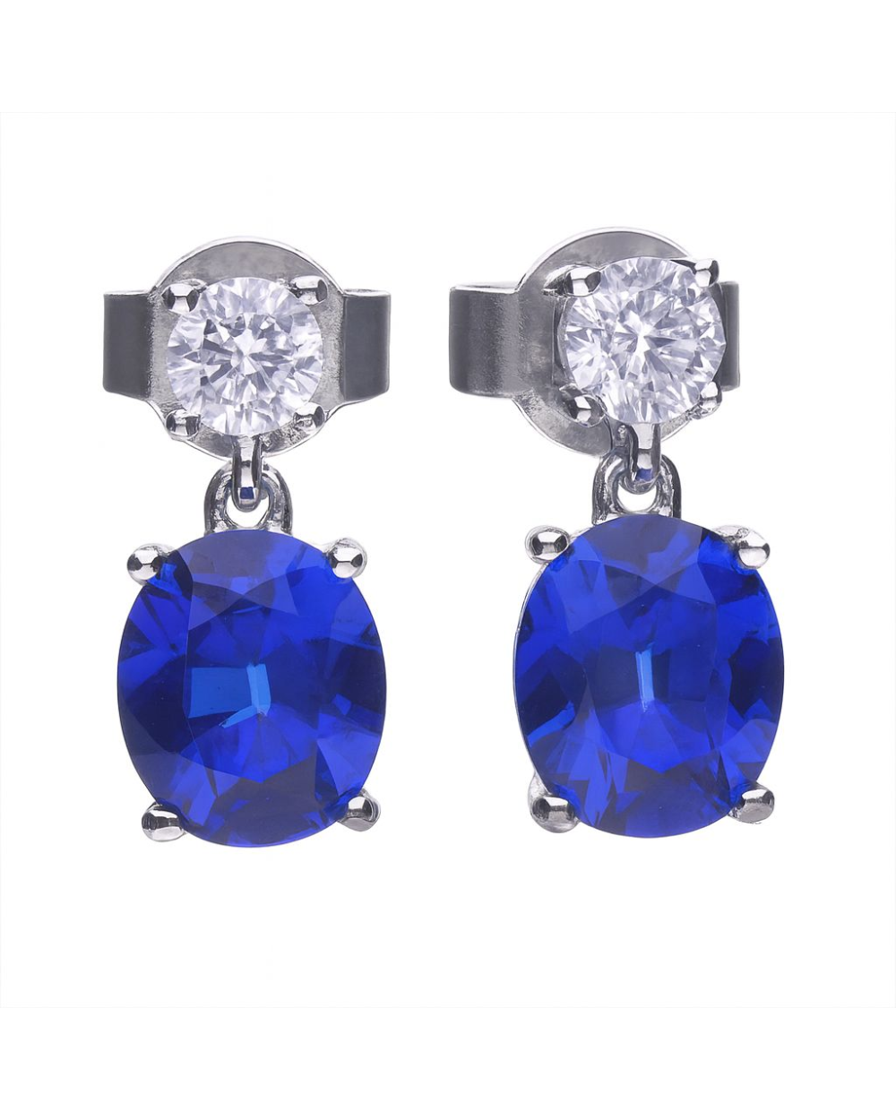 EARRINGS DIAMONFIRE WOMEN 6220531089 (3CM )