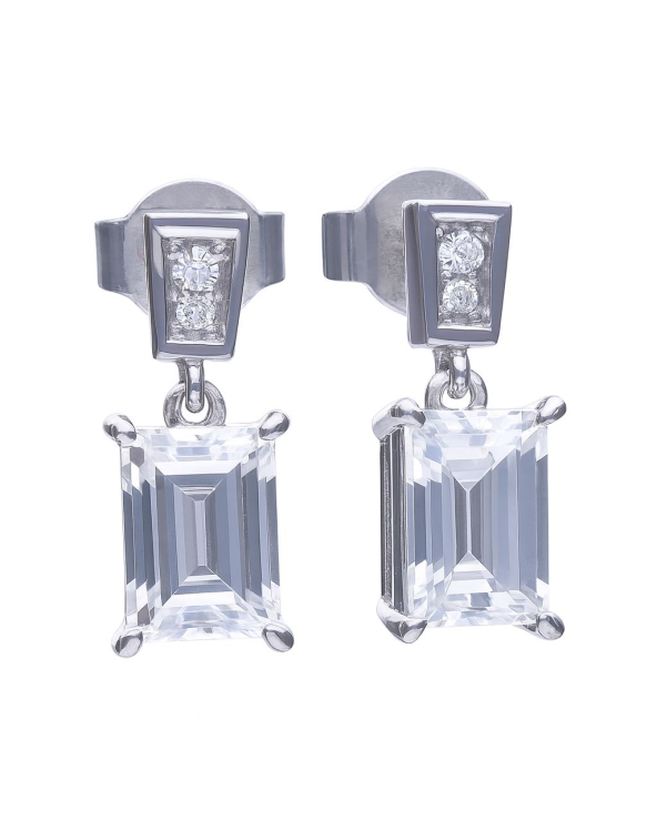 EARRINGS DIAMONFIRE WOMEN 6220601082 (3CM )
