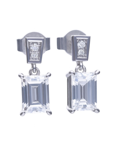 EARRINGS DIAMONFIRE WOMEN 6220601082 (3CM )