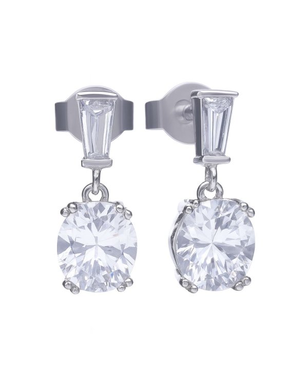 EARRINGS DIAMONFIRE WOMEN 6220621082 (3CM )