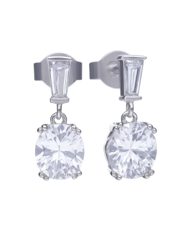 EARRINGS DIAMONFIRE WOMEN 6220621082 (3CM )