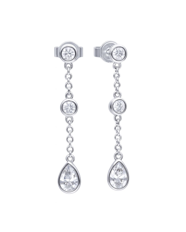 EARRINGS DIAMONFIRE WOMEN 6220811082 (3CM )