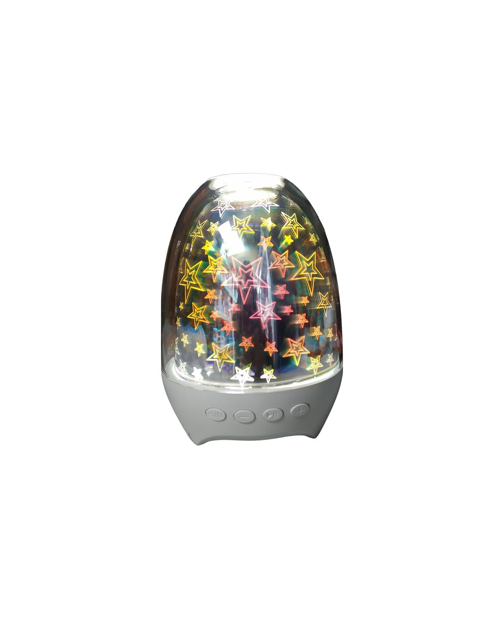 Ασύρματο ηχείο Bluetooth με ραδιόφωνο και φωτεινά σχέδια - S609 - 883648 - Shinning Star