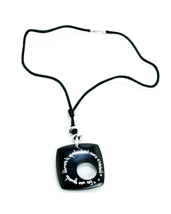 NECKLACE DEMARIA WOMAN DM6TC038-NEGR (45CM )