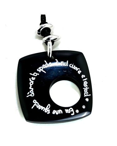 NECKLACE DEMARIA WOMAN DM6TC038-NEGR (45CM )
