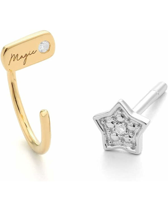 EARRINGS SECRECY WOMEN E8221CDAWW900 (1,5CM )