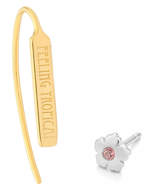EARRINGS SECRECY WOMEN E8224CDAWW900 (3CM )