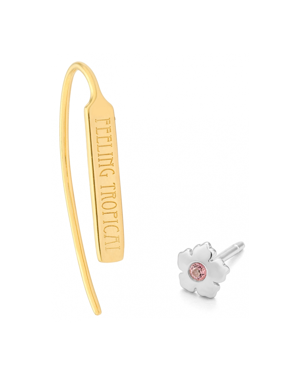 EARRINGS SECRECY WOMEN E8224CDAWW900 (3CM )