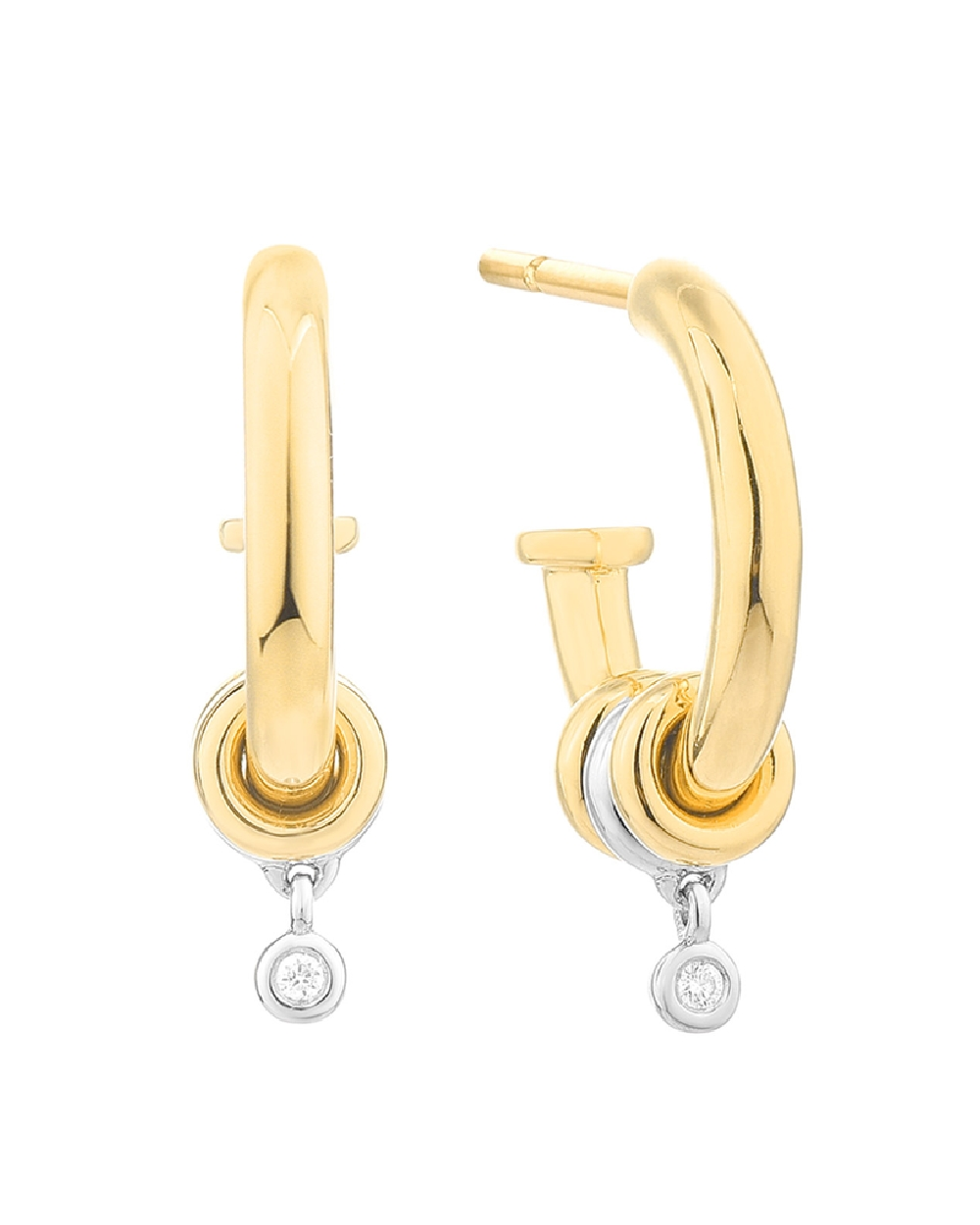 EARRINGS SECRECY WOMEN E8233CDAWW190 (1,5CM )