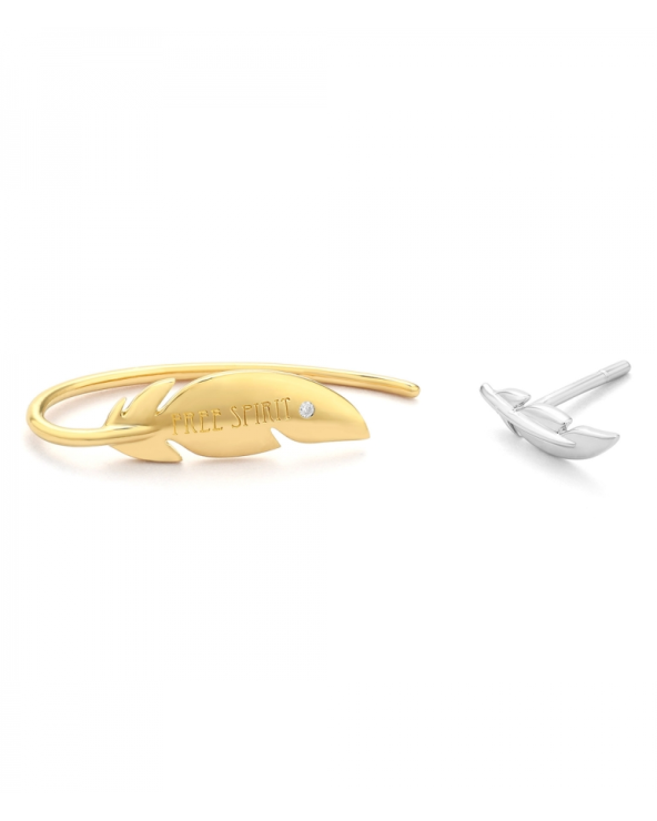 EARRINGS SECRECY WOMEN E8234CDAWW190 (3CM )