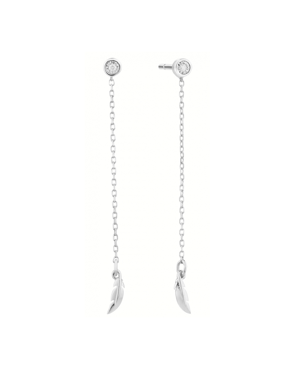 EARRINGS SECRECY WOMEN E8245CDAWA900 (5CM )