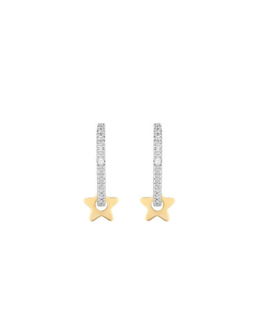 EARRINGS SECRECY WOMEN E8638CDAWW900 (2CM )