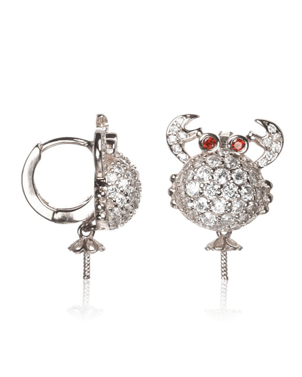 EARRINGS LANCASTER WOMAN JLA-EAR-CRAB1 (1,2MM )