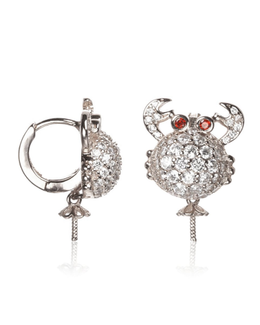 EARRINGS LANCASTER WOMAN JLA-EAR-CRAB1 (1,2MM )