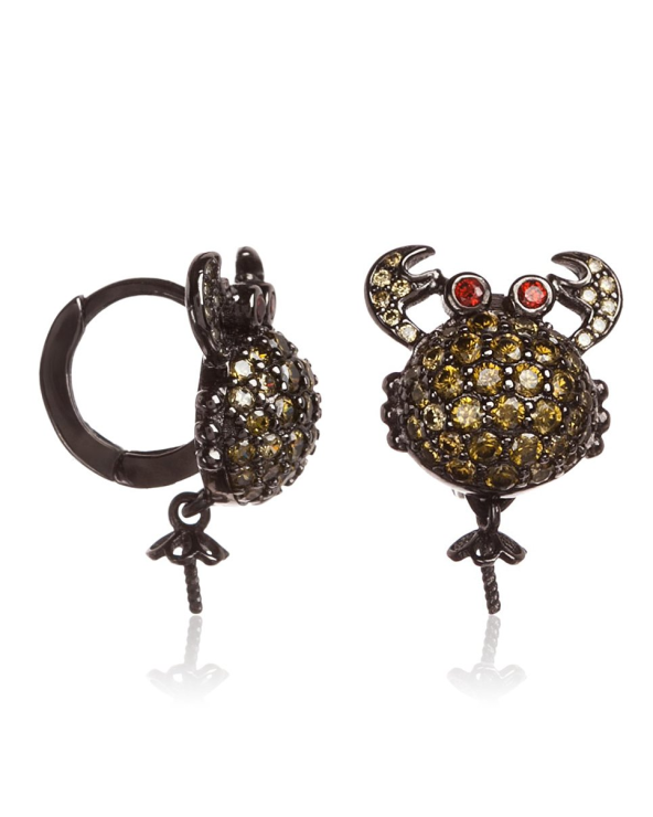 EARRINGS LANCASTER WOMAN JLA-EAR-CRAB3 (1,2MM )