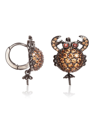 EARRINGS LANCASTER WOMAN JLA-EAR-CRAB4 (1,2MM )