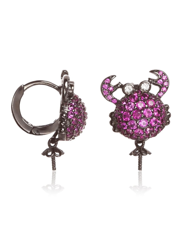 EARRINGS LANCASTER WOMAN JLA-EAR-CRAB5 (1,2MM )