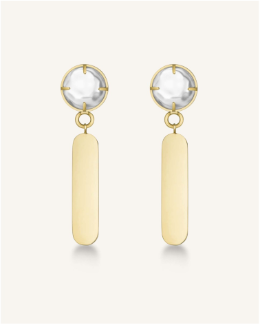 EARRINGS ROSEFIELD WOMEN JLPEG-J183 (2CM )