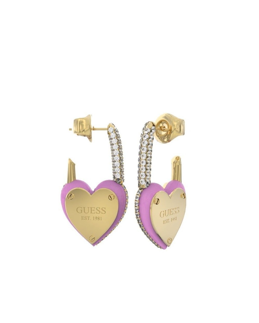 EARRINGS GUESS WOMEN JUBE04203JWYG (1,5CM )