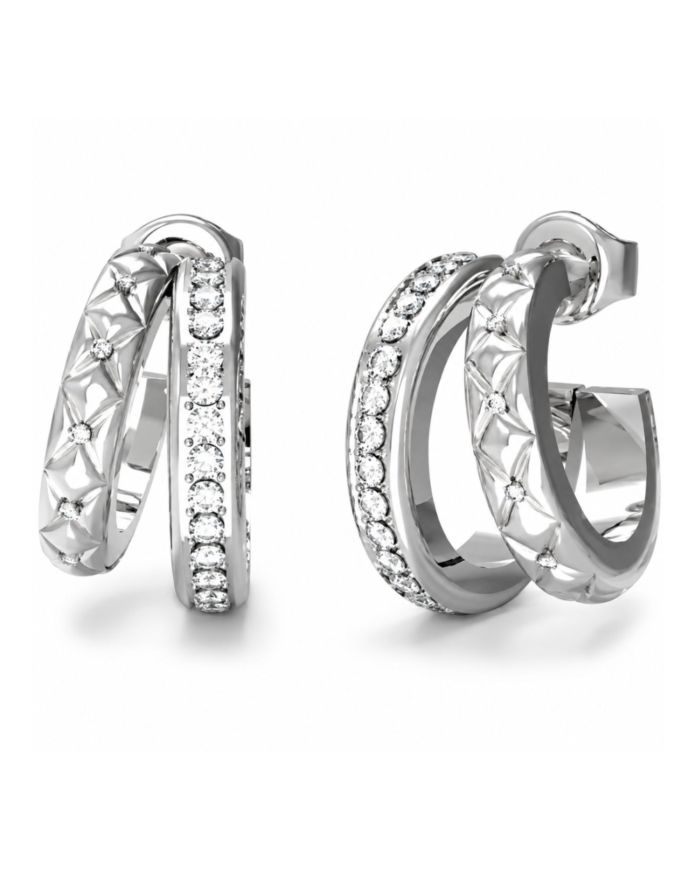 EARRINGS GUESS WOMEN JUBE04587JWRH (2,5CM )