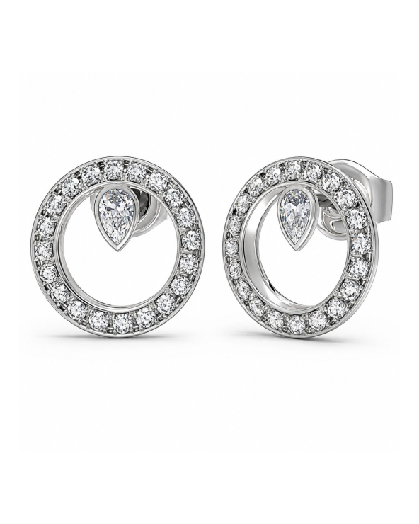EARRINGS GUESS WOMEN JUBE04655JWRH (1,5CM )