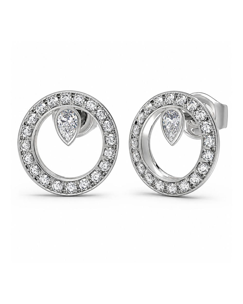 EARRINGS GUESS WOMEN JUBE04655JWRH (1,5CM )