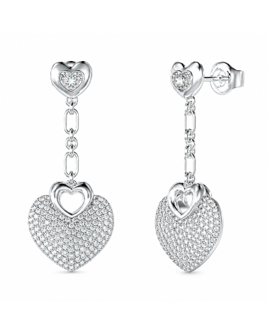 EARRINGS GUESS WOMEN JUBE05210JWRH (4CM )