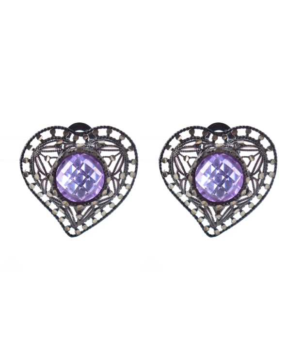 EARRINGS LOTUS WOMEN LP-1044-4-2 (3CM )