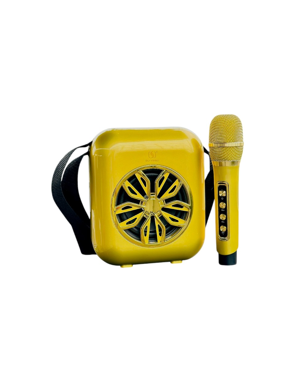 Ασύρματο ηχείο Bluetooth με μικρόφωνο Karaoke - YS-A20 - 887103 - Gold