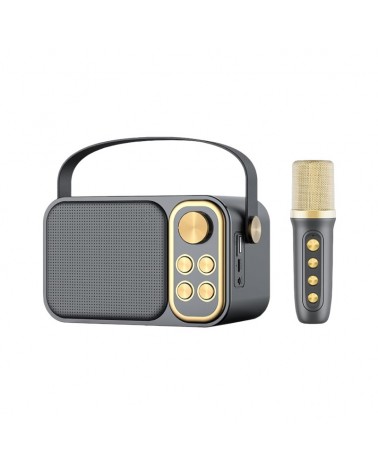 Ασύρματο ηχείο Bluetooth με μικρόφωνο Karaoke - YS-103 - 887288 - Black