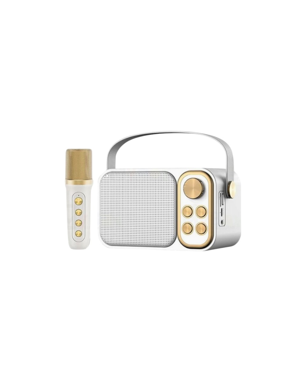 Ασύρματο ηχείο Bluetooth με μικρόφωνο Karaoke - YS-103 - 887288 - White