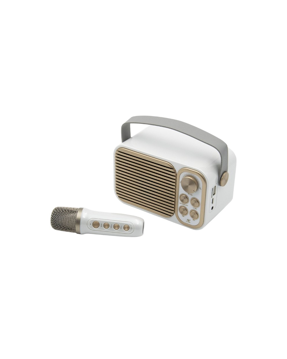 Ασύρματο ηχείο Bluetooth με μικρόφωνο Karaoke - YS-104 - 887295 - White
