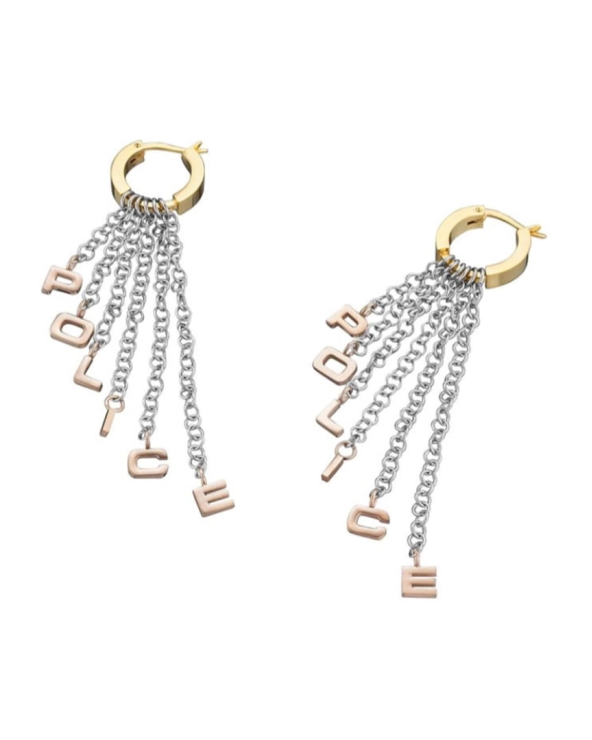 EARRINGS POLICE WOMEN PJ25596ESSGRG (5CM )