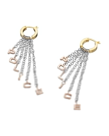 EARRINGS POLICE WOMEN PJ25596ESSGRG (5CM )