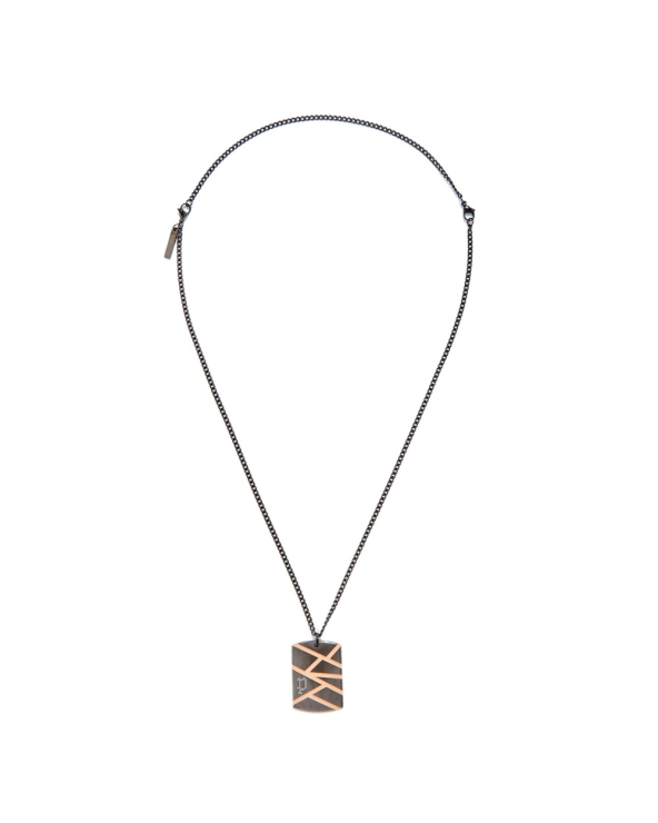 NECKLACE POLICE MAN PJ26485PSBR01 (50+20CM )