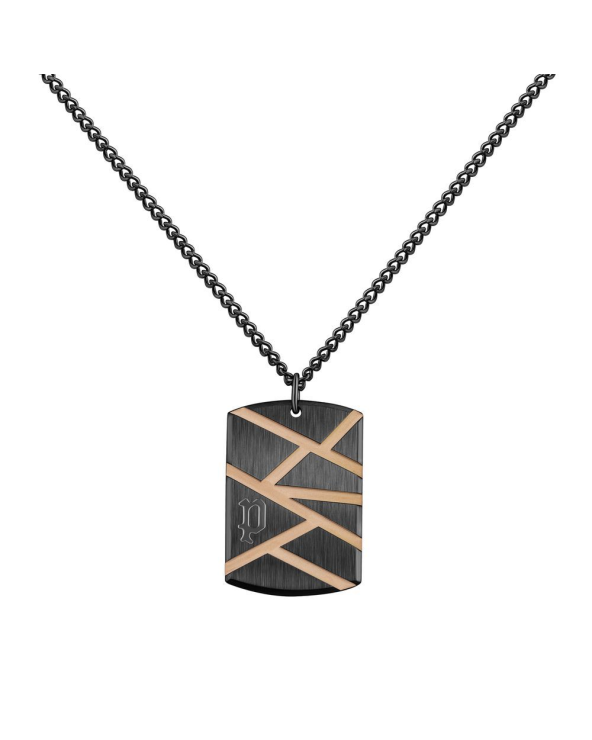 NECKLACE POLICE MAN PJ26485PSBR01 (50+20CM )