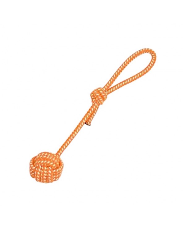 Παιχνίδι σκύλου σχοινί με μπάλα - 40cm - 12pcs
