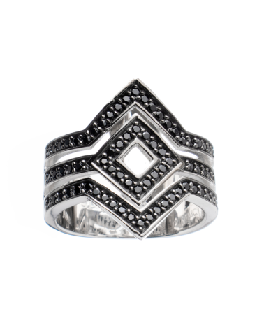 RING SIF JAKOBS WOMAN R11059-BK-54 (54 )