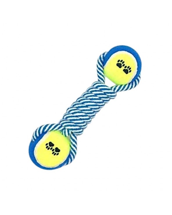 Παιχνίδι σκύλου σχοινί με μπάλες - 23cm - 12pcs