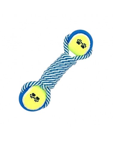 Παιχνίδι σκύλου σχοινί με μπάλες - 23cm - 12pcs