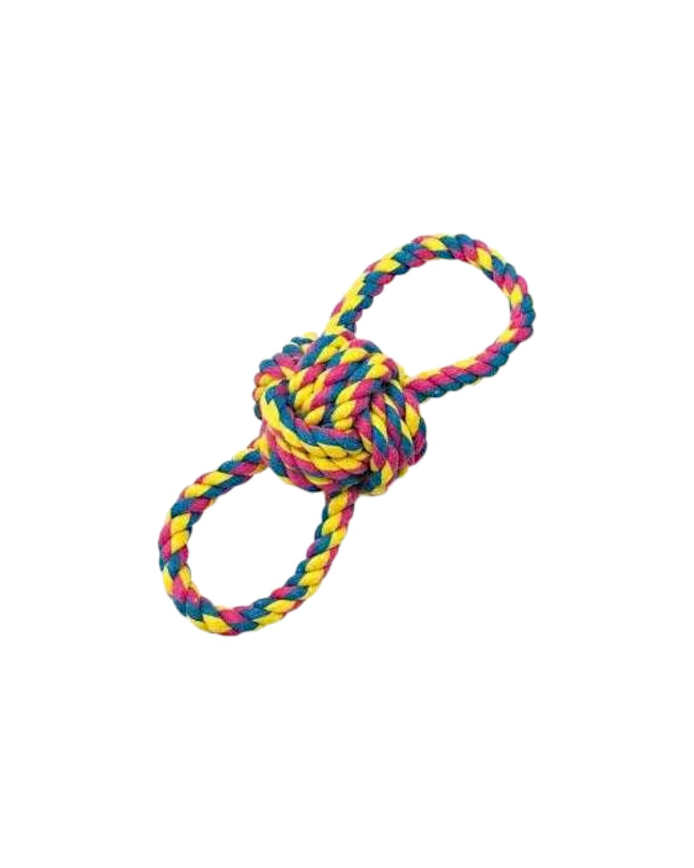 Παιχνίδι κατοικιδίου σχοινί με μπάλα - 22cm - 12pcs